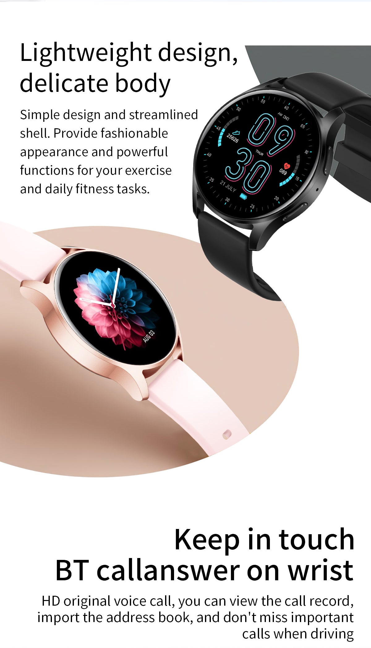 Trendy Pro Smart Watch - Display view