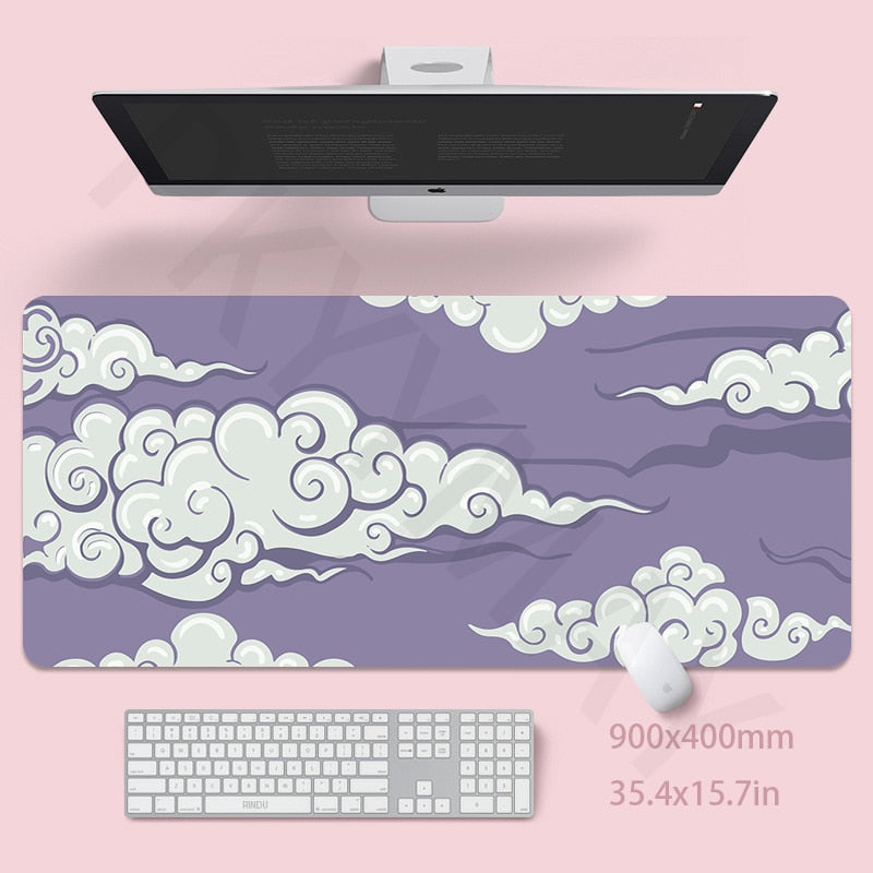 Pink Mouse Mat 40x90cm Girl Gaming Mousepad Gamer Mouse Pad 55x100cm Cute Dek Pad Ladys Desk Mat Soft Pad For Table 30x80cm